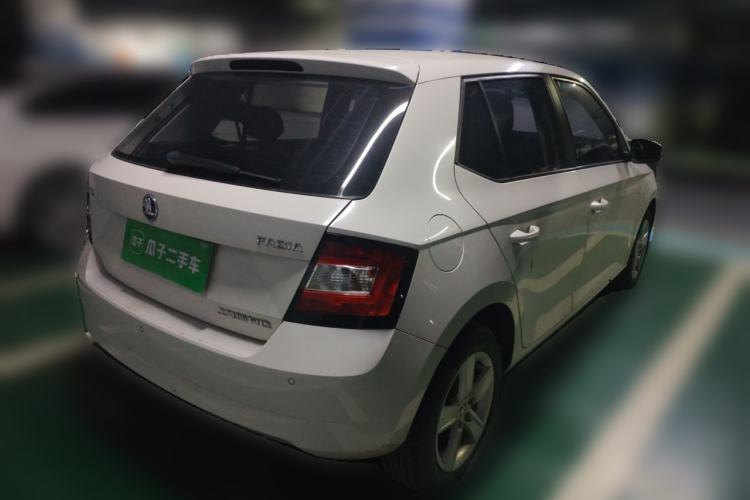 Used Skoda Fabia 2017 1.4L Automatic Car Enjoy Edition Rear Right 45 Deg