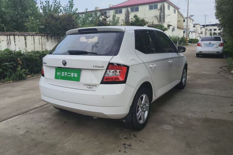 Used Skoda Fabia 2017 1.4L Automatic Car Enjoy Edition Rear Right 45 Deg