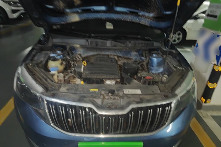 Used Skoda Kamiq 2018 1.5L Automatic Comfort Edition China VI Standard Engine Bay