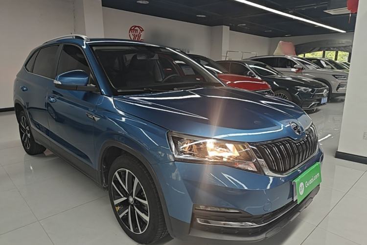 Used Skoda Kamiq 2018 1.5L Automatic Comfort Edition China VI Standard Front Right 45 Deg
