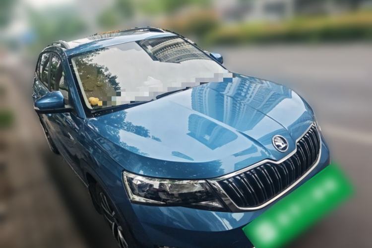 Used Skoda Kamiq 2018 1.5L Automatic Comfort Edition China VI Standard Front Right 45 Deg