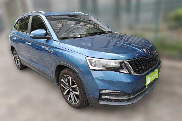 Used Skoda Kamiq 2018 1.5L Automatic Comfort Edition China VI Standard Front Right 45 Deg