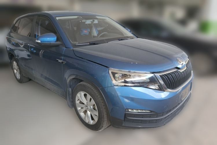 Used Skoda Kamiq 2018 1.5L Automatic Standard Version China V Emission Standard Front Right 45 Deg