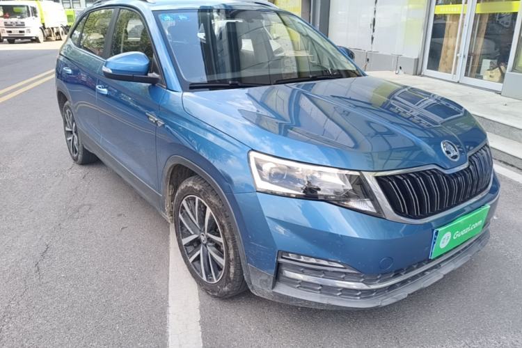 Used Skoda Kamiq 2018 1.5L Automatic Comfort Edition China VI Standard Front Right 45 Deg