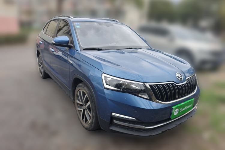Used Skoda Kamiq 2018 1.5L Automatic Comfort Edition China VI Standard Front Right 45 Deg
