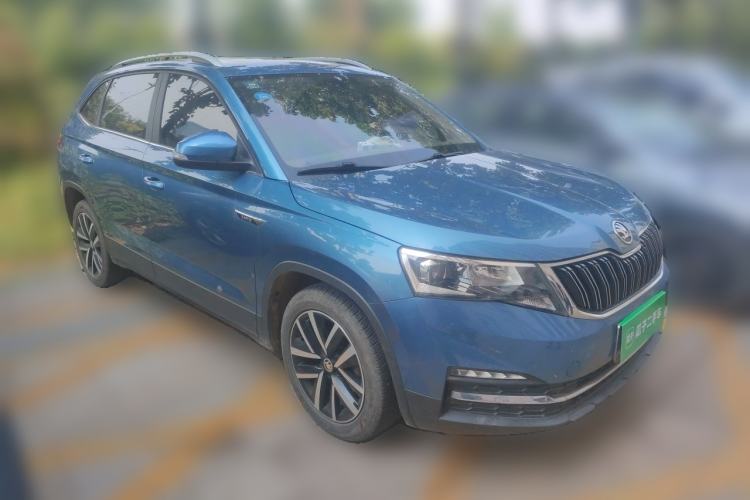 Used Skoda Kamiq 2018 1.5L Automatic Comfort Edition China VI Standard Front Right 45 Deg