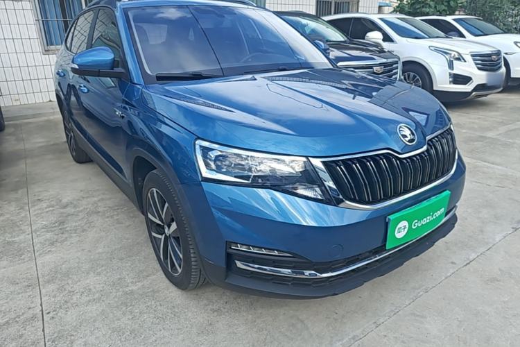 Used Skoda Kamiq 2018 1.5L Automatic Comfort Edition China VI Standard Front Right 45 Deg