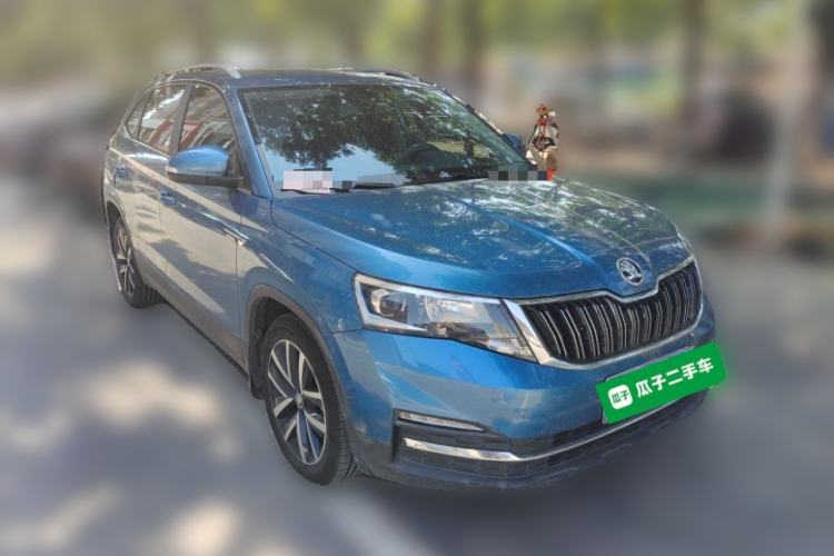 Used Skoda Kamiq 2018 1.5L Automatic Comfort Edition China VI Standard Front Right 45 Deg