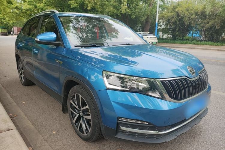 Used Skoda Kamiq 2018 1.5L Automatic Comfort Edition China VI Standard Front Right 45 Deg