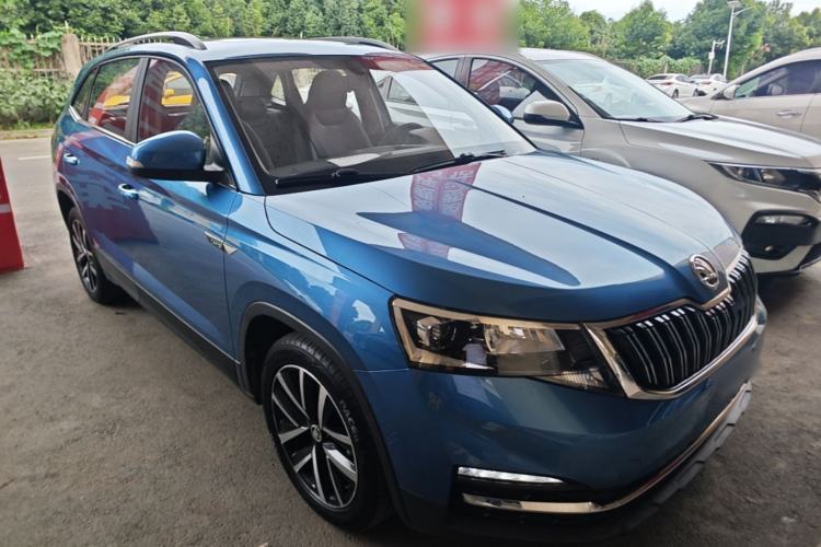Used Skoda Kamiq 2018 1.5L Automatic Comfort Edition China VI Standard Front Right 45 Deg