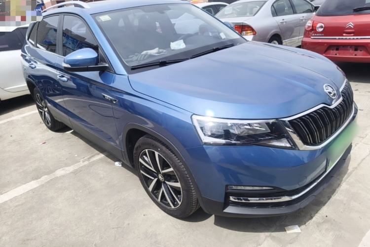 Used Skoda Kamiq 2018 1.5L Automatic Comfort Edition China VI Standard Front Right 45 Deg
