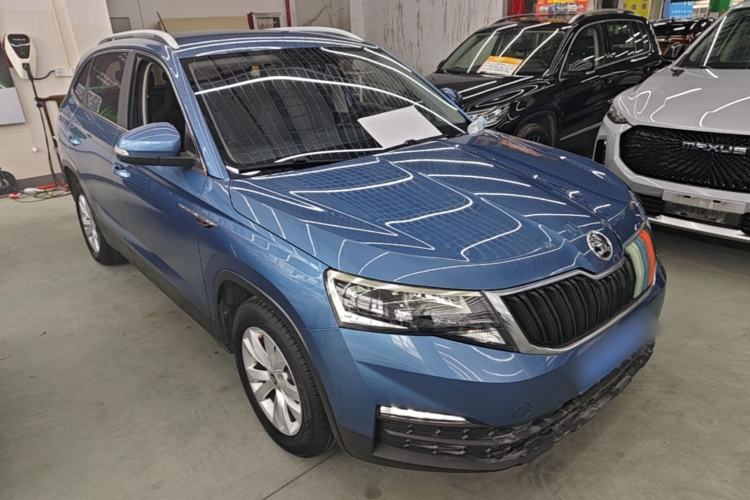 Used Skoda Kamiq 2018 1.5L Automatic Standard Version China V Emission Standard Front Right 45 Deg