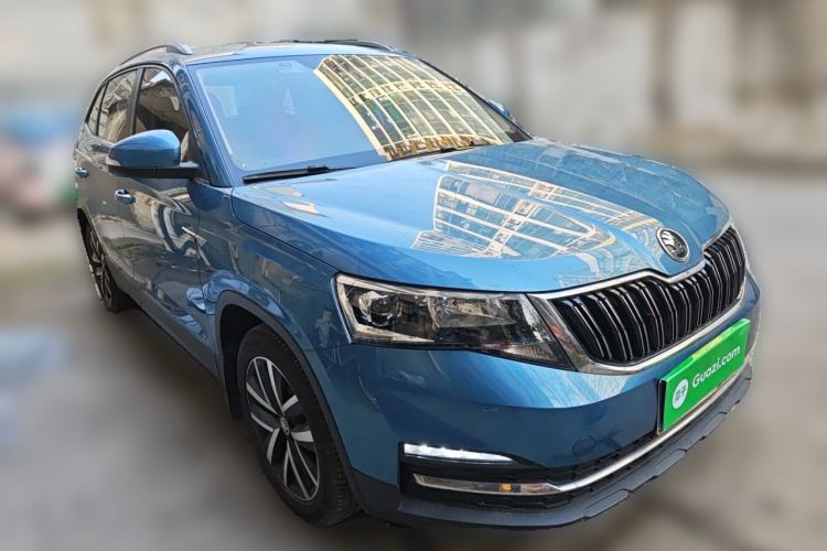 Used Skoda Kamiq 2018 1.5L Automatic Comfort Edition China VI Standard Front Right 45 Deg