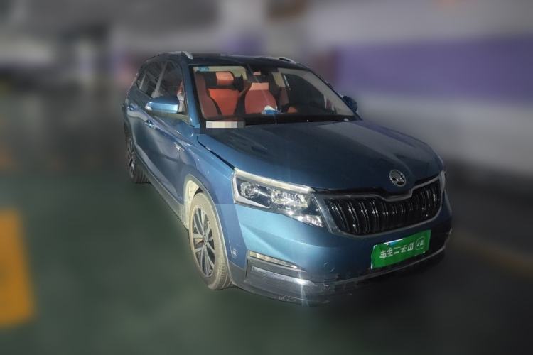 Used Skoda Kamiq 2018 1.5L Automatic Comfort Edition China VI Standard Front Right 45 Deg