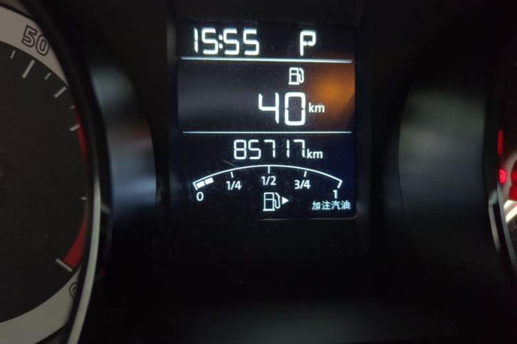 Used Skoda Kamiq 2018 1.5L Automatic Standard Version China V Emission Standard Odometer Close Up