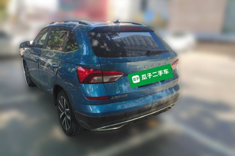 Used Skoda Kamiq 2018 1.5L Automatic Comfort Edition China VI Standard Rear Left 45 Deg