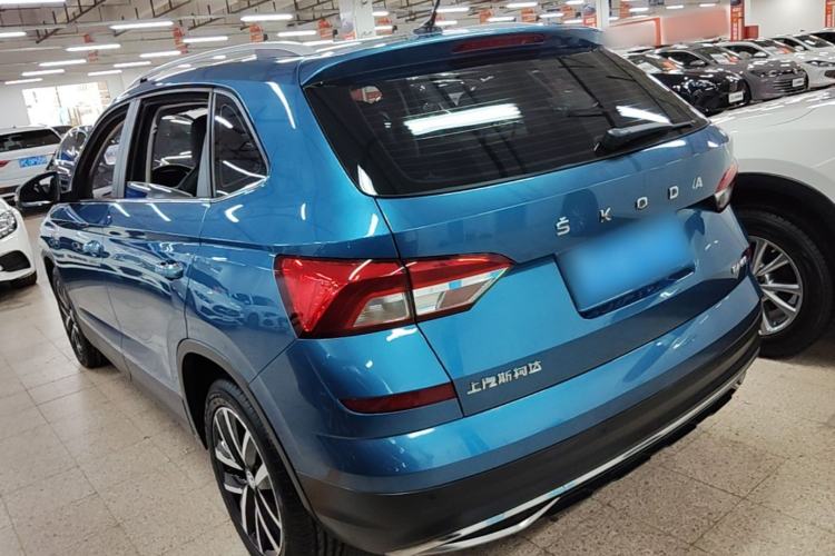 Used Skoda Kamiq 2018 1.5L Automatic Comfort Edition China VI Standard Rear Left 45 Deg