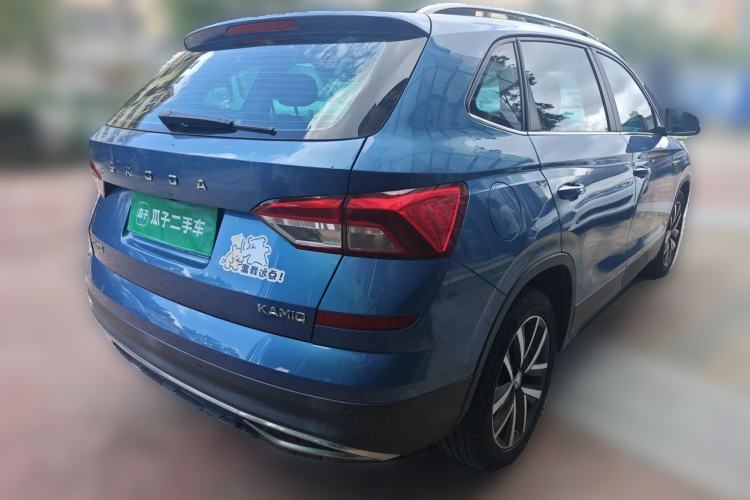 Used Skoda Kamiq 2018 1.5L Automatic Comfort Edition China VI Standard Rear Right 45 Deg