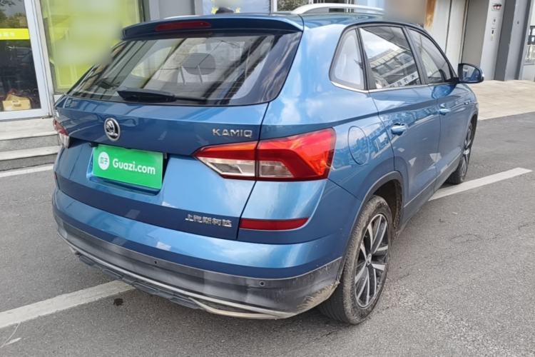 Used Skoda Kamiq 2018 1.5L Automatic Comfort Edition China VI Standard Rear Right 45 Deg