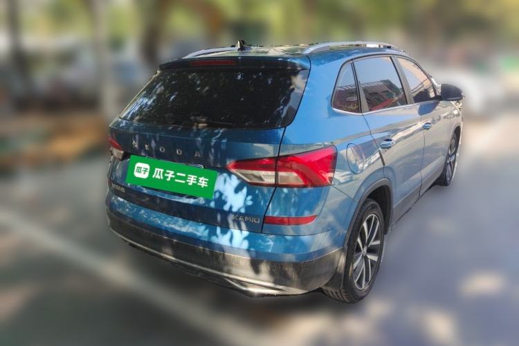 Used Skoda Kamiq 2018 1.5L Automatic Comfort Edition China VI Standard Rear Right 45 Deg
