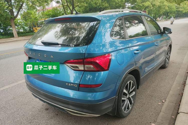 Used Skoda Kamiq 2018 1.5L Automatic Comfort Edition China VI Standard Rear Right 45 Deg
