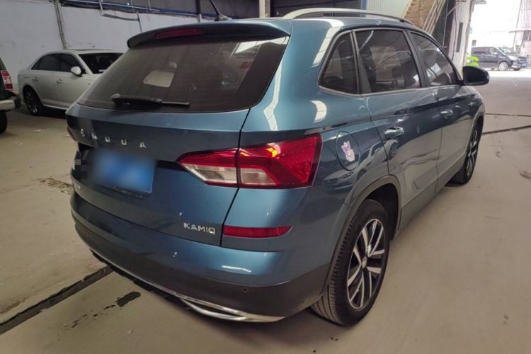 Used Skoda Kamiq 2018 1.5L Automatic Comfort Edition China VI Standard Rear Right 45 Deg