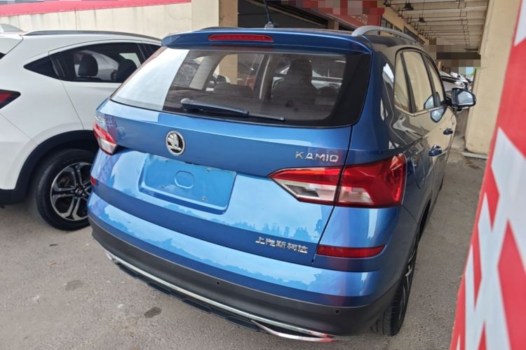 Used Skoda Kamiq 2018 1.5L Automatic Comfort Edition China VI Standard Rear Right 45 Deg