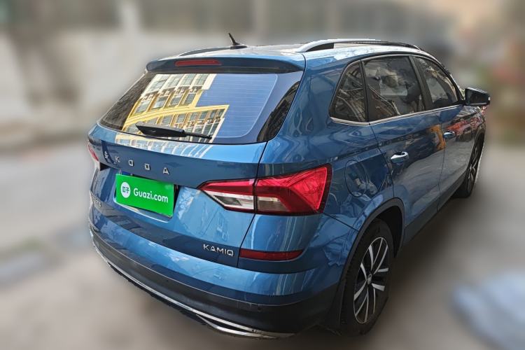 Used Skoda Kamiq 2018 1.5L Automatic Comfort Edition China VI Standard Rear Right 45 Deg