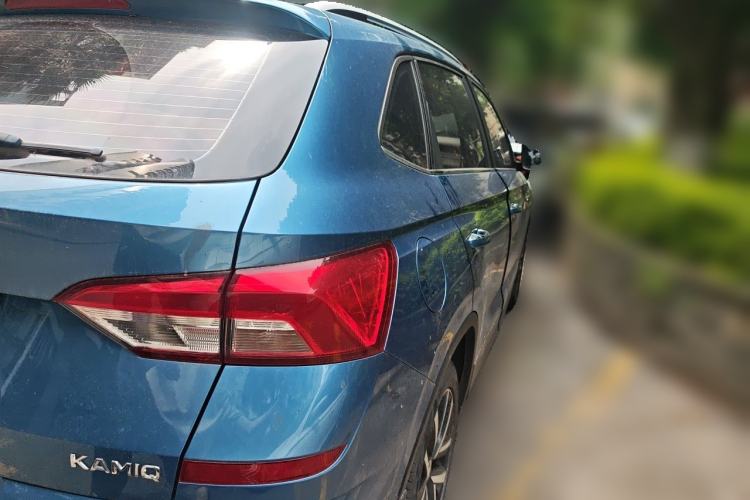 Used Skoda Kamiq 2018 1.5L Automatic Comfort Edition China VI Standard Rear Right 45 Deg