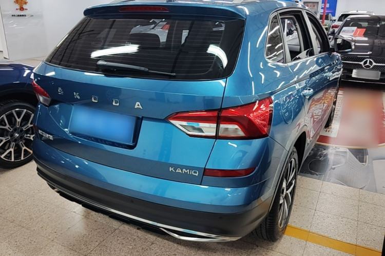 Used Skoda Kamiq 2018 1.5L Automatic Comfort Edition China VI Standard Rear Right 45 Deg