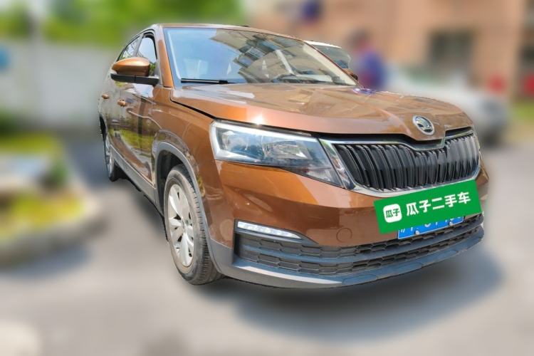 Used Skoda Kamiq 2018 1.5L Automatic Standard Version China V Emission Standard Front Right 45 Deg