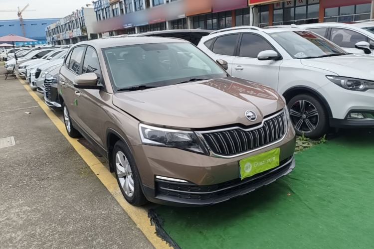 Used Skoda Kamiq 2018 1.5L Automatic Standard Version China V Emission Standard Front Right 45 Deg