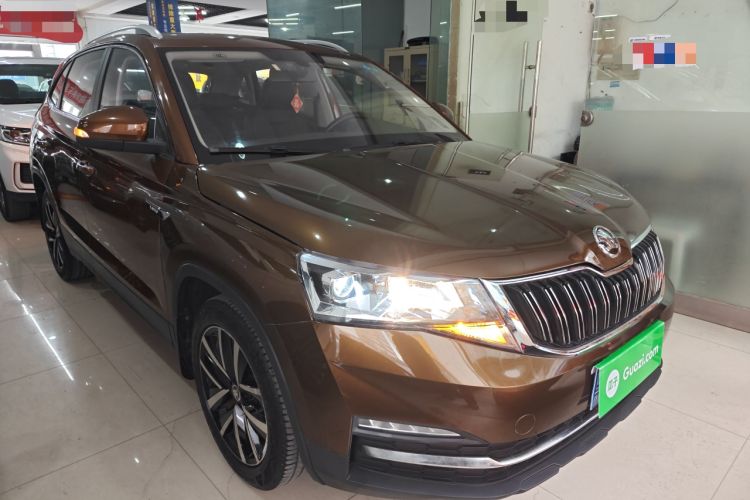 Used Skoda Kamiq 2018 1.5L Automatic Comfort Edition China VI Standard Front Right 45 Deg