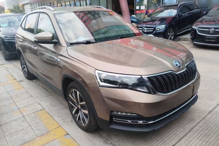 Used Skoda Kamiq 2018 1.5L Automatic Comfort Edition China VI Standard Front Right 45 Deg