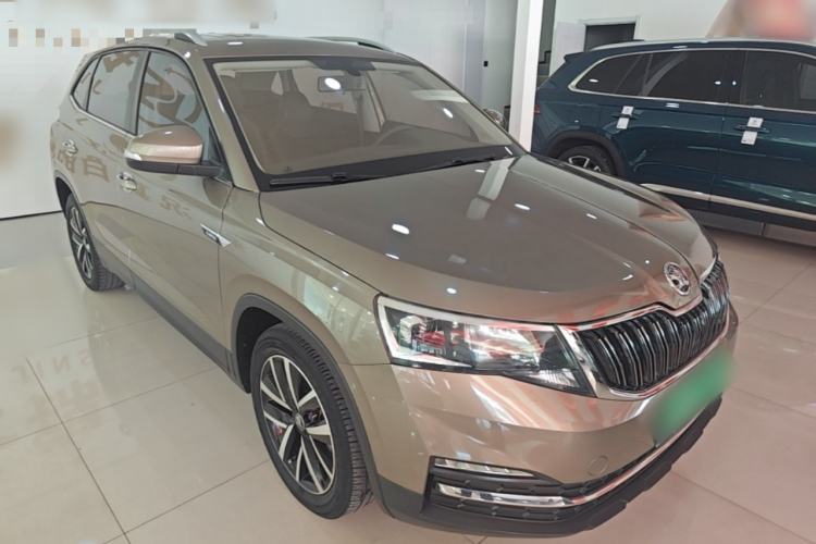 Used Skoda Kamiq 2018 1.5L Automatic Comfort Edition China VI Standard Front Right 45 Deg