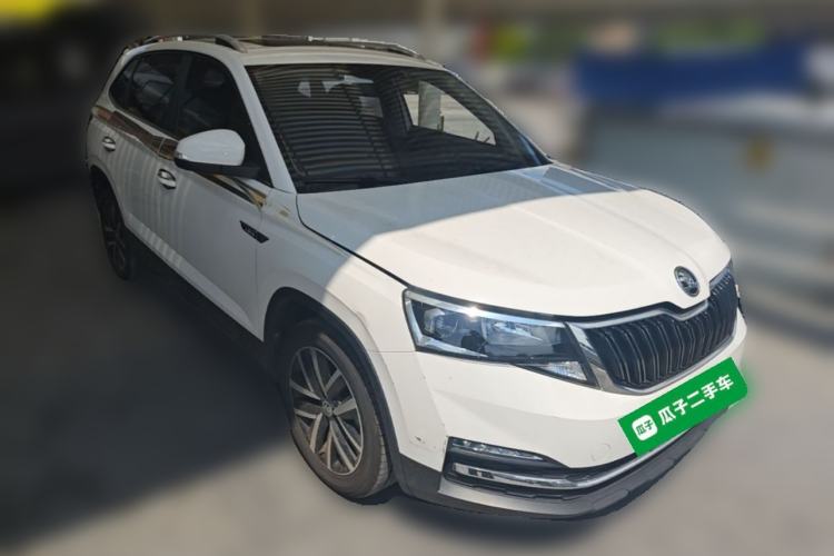Used Skoda Kamiq 2018 1.5L Automatic Comfort Edition China VI Standard Front Right 45 Deg
