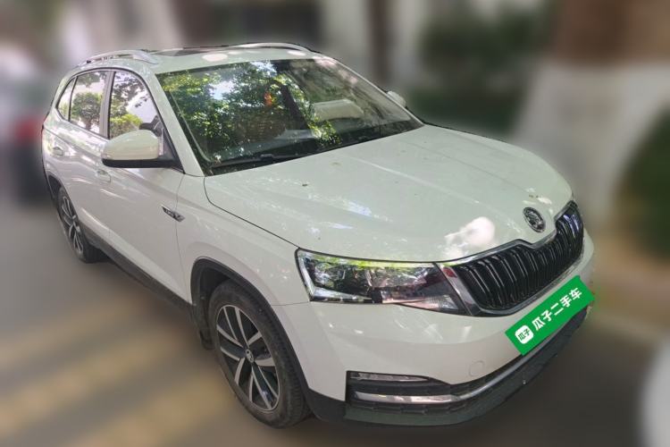 Used Skoda Kamiq 2018 1.5L Automatic Comfort Edition China VI Standard Front Right 45 Deg