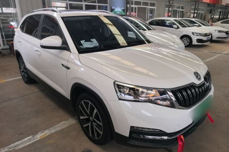 Used Skoda Kamiq 2018 1.5L Automatic Comfort Edition China VI Standard Front Right 45 Deg