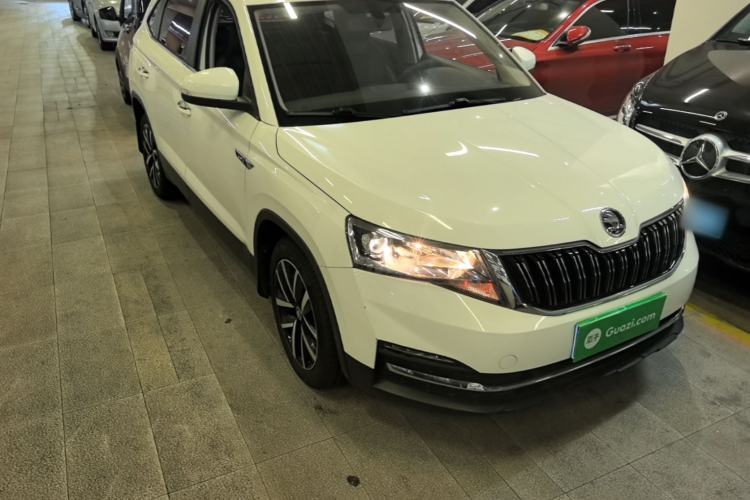 Used Skoda Kamiq 2018 1.5L Automatic Comfort Edition China VI Standard Front Right 45 Deg