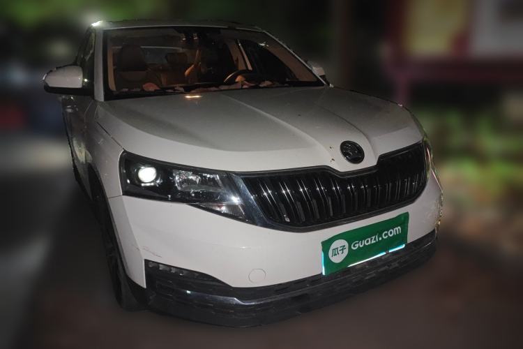 Used Skoda Kamiq 2018 1.5L Automatic Comfort Edition China VI Standard Front Right 45 Deg