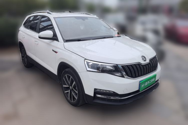 Used Skoda Kamiq 2018 1.5L Automatic Comfort Edition China VI Standard Front Right 45 Deg