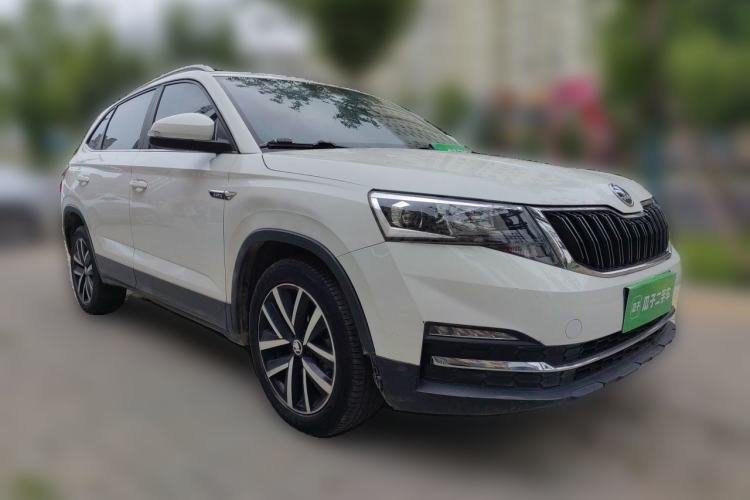 Used Skoda Kamiq 2018 1.5L Automatic Comfort Edition China VI Standard Front Right 45 Deg