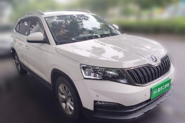 Used Skoda Kamiq 2018 1.5L Automatic Standard Edition China VI Front Right 45 Deg