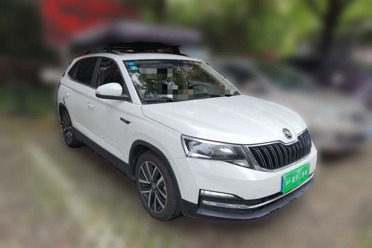Used Skoda Kamiq 2018 1.5L Automatic Comfort Edition China VI Standard Front Right 45 Deg