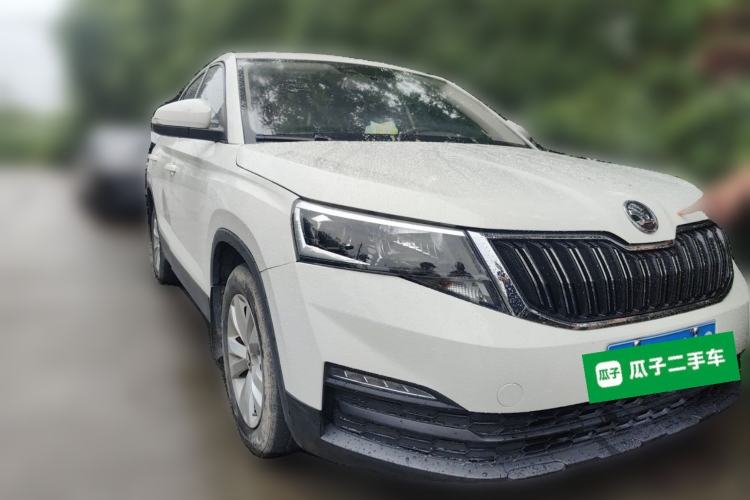Used Skoda Kamiq 2018 1.5L Automatic Standard Edition China VI Front Right 45 Deg