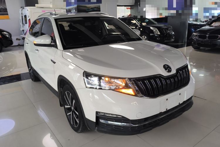 Used Skoda Kamiq 2018 1.5L Automatic Comfort Edition China VI Standard Front Right 45 Deg