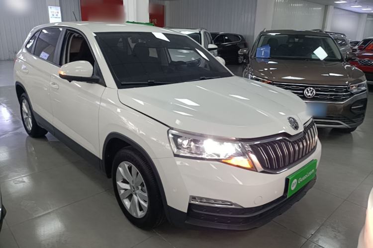 Used Skoda Kamiq 2018 1.5L Automatic Standard Version China V Emission Standard Front Right 45 Deg