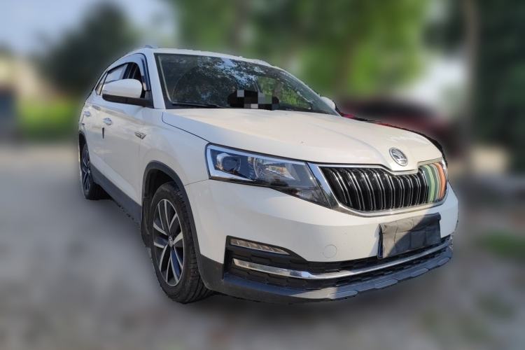 Used Skoda Kamiq 2018 1.5L Automatic Comfort Edition China VI Standard Front Right 45 Deg