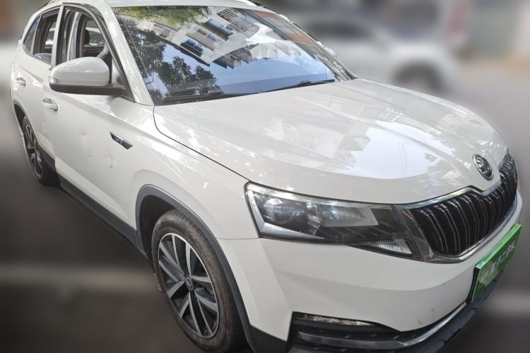 Used Skoda Kamiq 2018 1.5L Automatic Comfort Edition China VI Standard Front Right 45 Deg