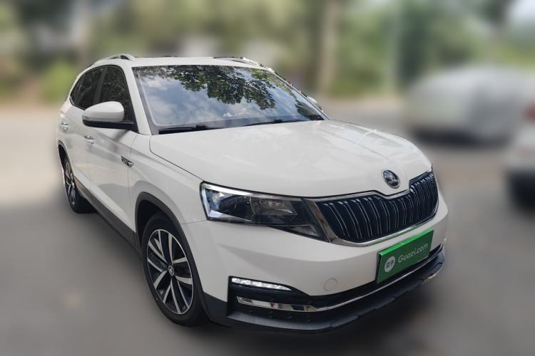 Used Skoda Kamiq 2018 1.5L Automatic Comfort Edition China VI Standard Front Right 45 Deg